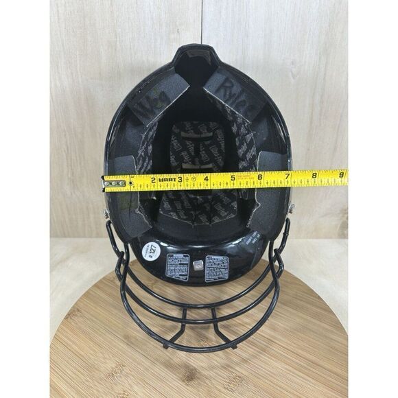 Schutt Black Fastpitch Batting Helmet Size Small w/ face guard - Picture 7 of 7